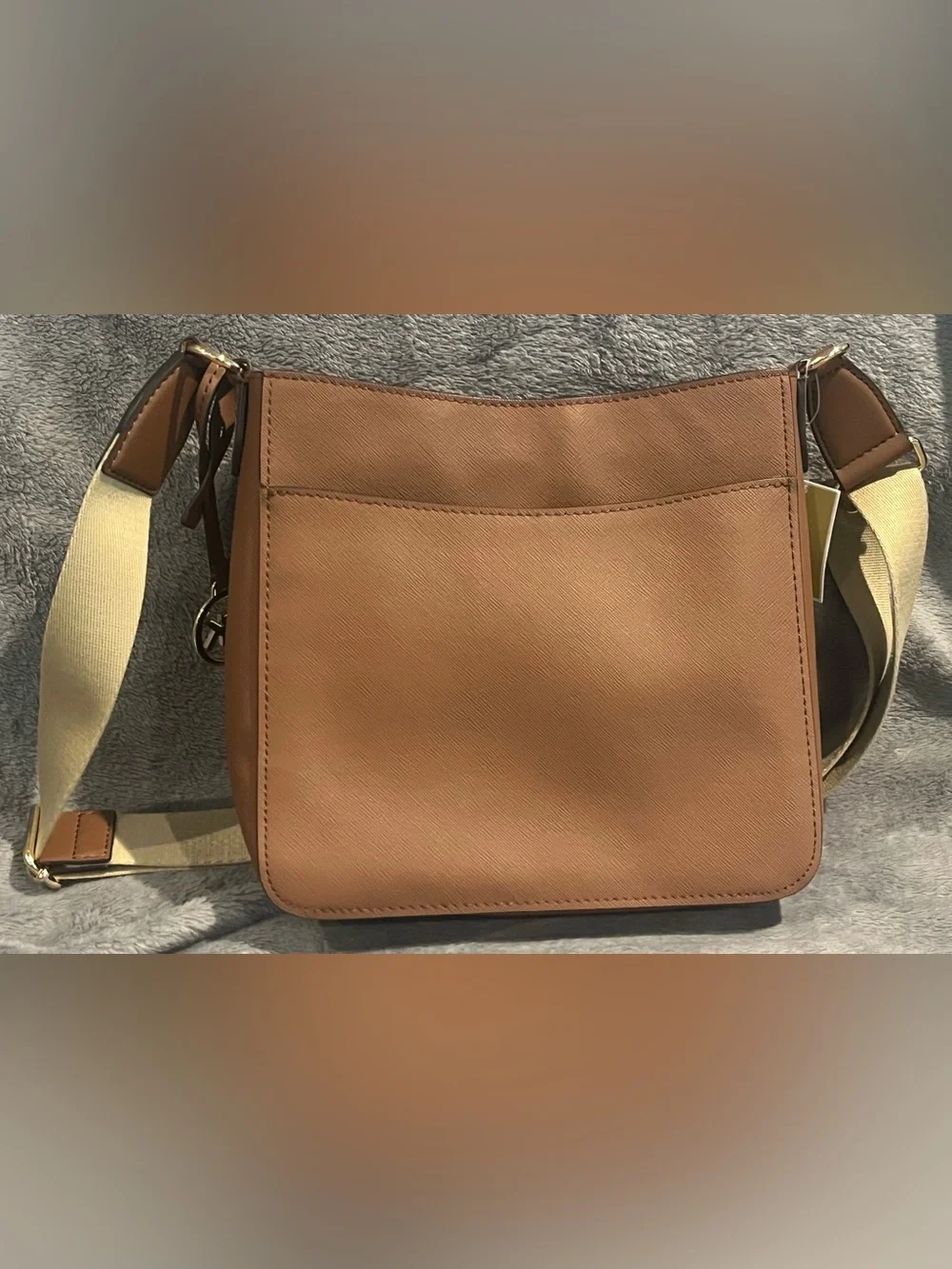 Michael Kors Shoulder Bag with Strap NWT Brown Gold